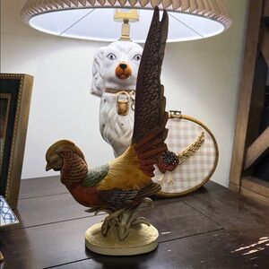 Majestic Pheasant Sculpture - Brown and Tan